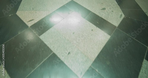 Floor decoration at the Tashkent underground metro (subway). Milliy Bog station (former Yoshlik station) photo