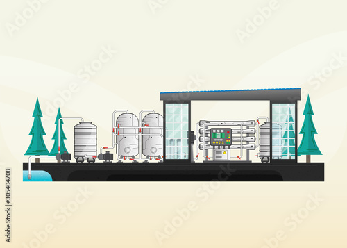drinking water plant, water treatment