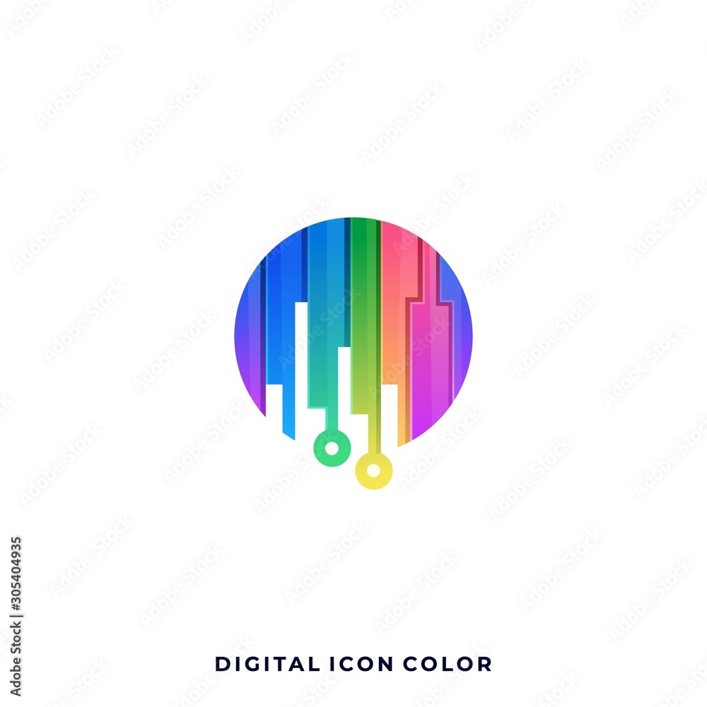 Abstract Circle Illustration Vector Template Abstract Circle Illustration Vector Template