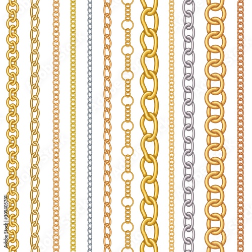 Metal chain pattern