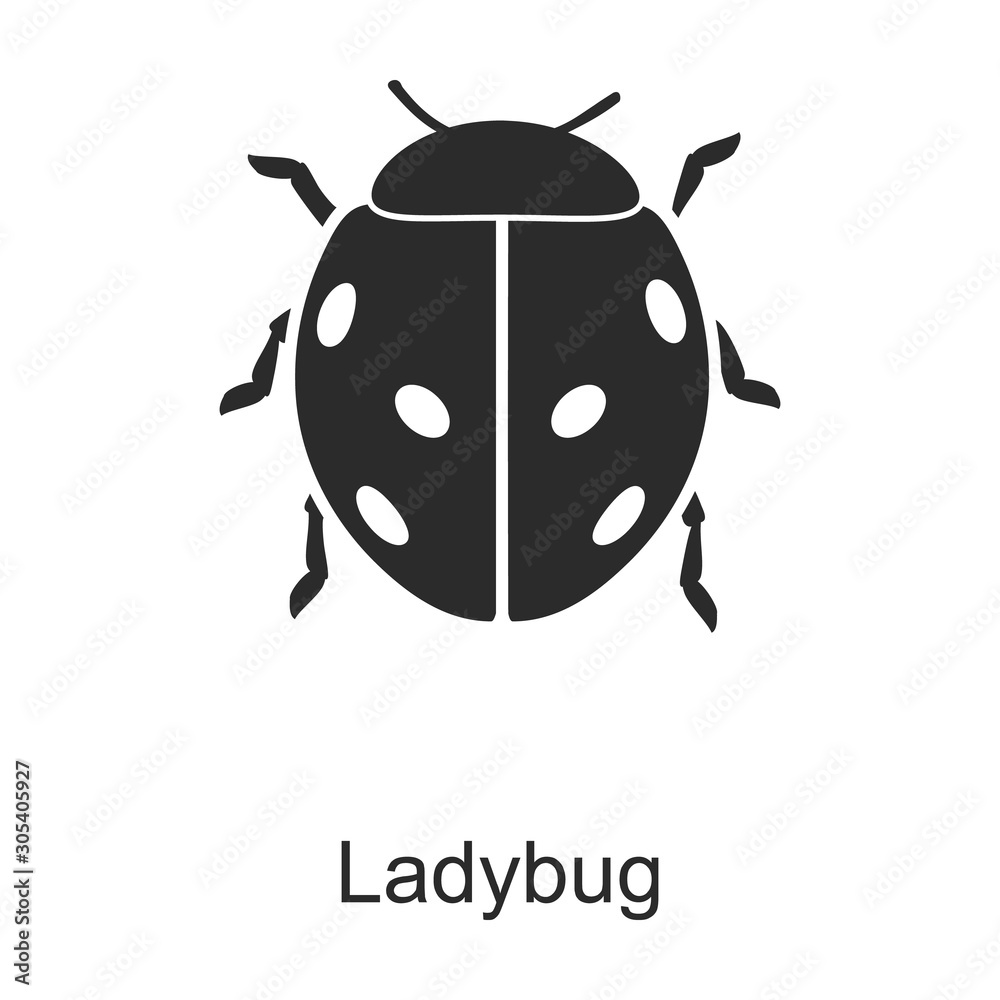 Bug lady vector icon.Black vector icon isolated on white background bug lady. Bug lady vector icon.Black vector icon isolated on white background bug lady.