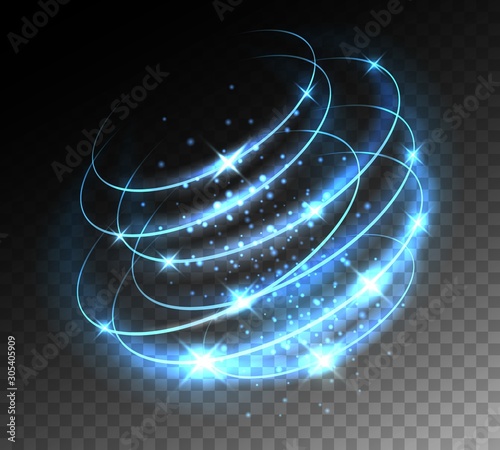 Tech light storm effect