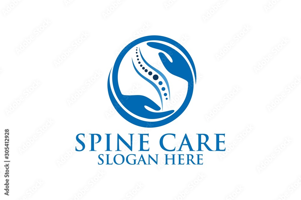 spine logo vector, Chiropractic logo design template spine logo vector, Chiropractic logo design template