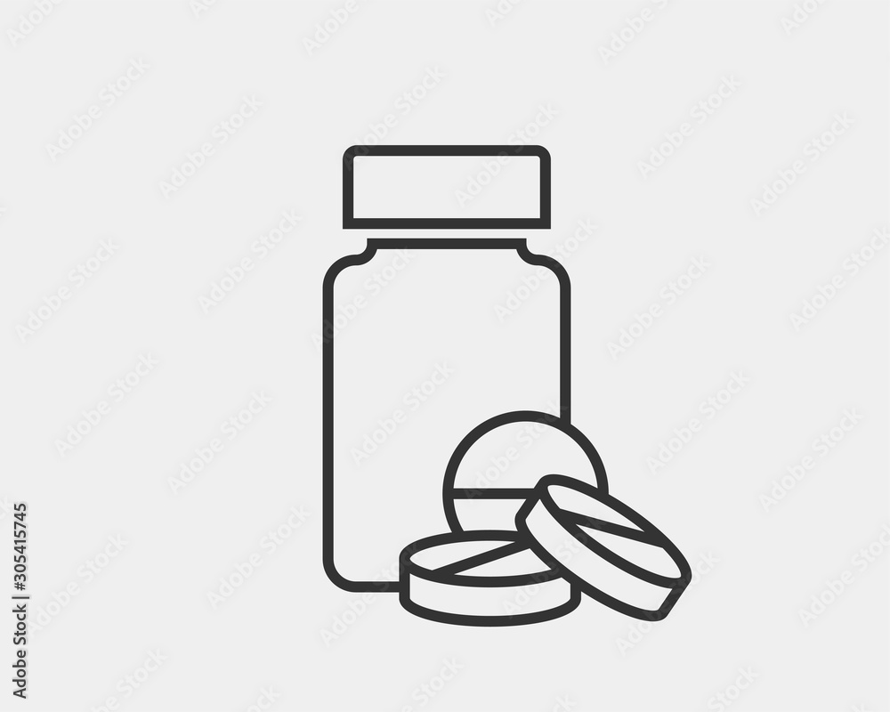 Medical icons vector. Pills icon medicine drug. Medical icons vector. Pills icon medicine drug.