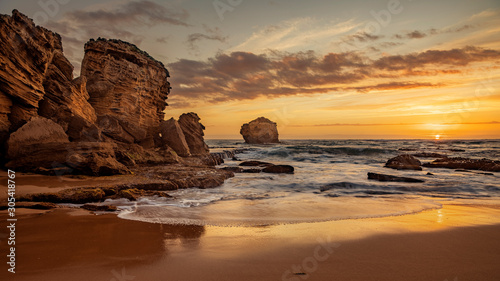 Sunset at Buckley Creek, near Childers Cove, Great Ocean Road photo