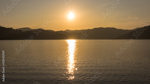 sunset on the lake © Sai