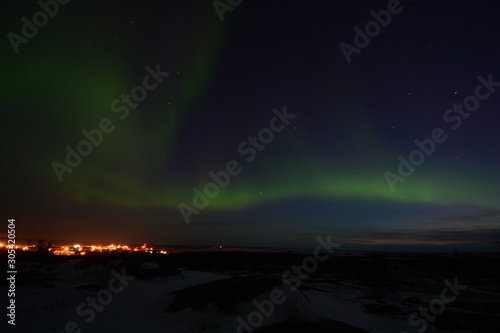 Northern Lights in Nunavik Northern Qu  bec Canada