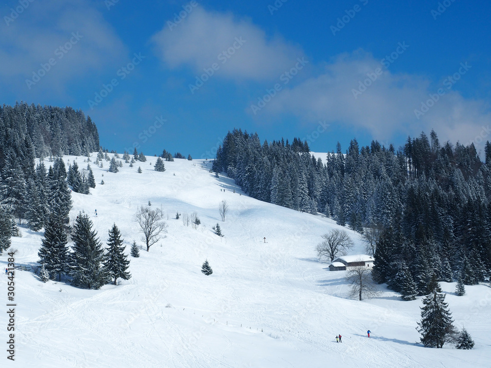 Winterwandern auf den Spitzstein (Bayern) Winterwandern auf den Spitzstein (Bayern)