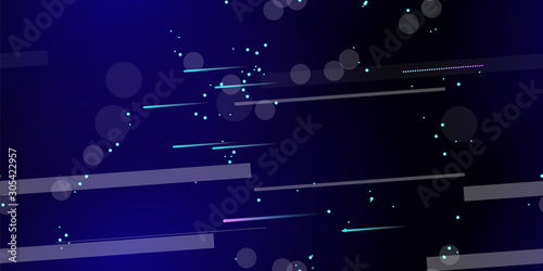 Fast Effect. Motion Neon. Seamless Pattern. Glitch