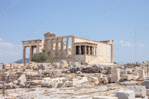 Walking through the Acropolis of Athens