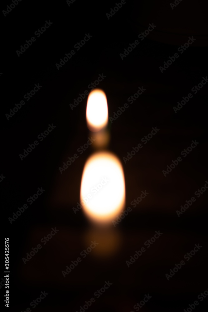 candle in the dark