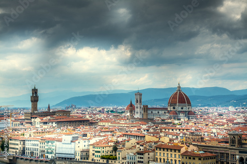 Dark clouds over Florence