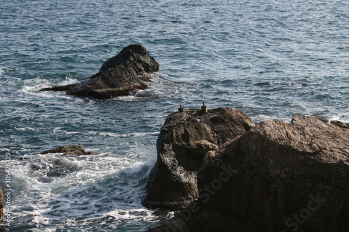 Crimea black sea and rocks © Andrey