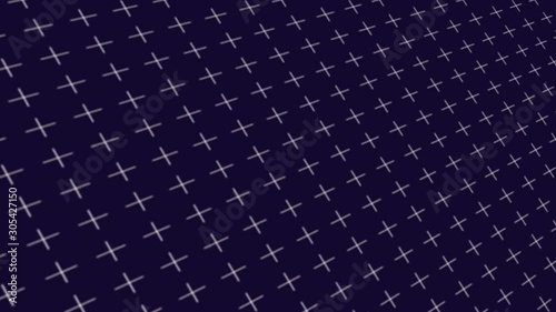 an abstract dark blue background with a white 