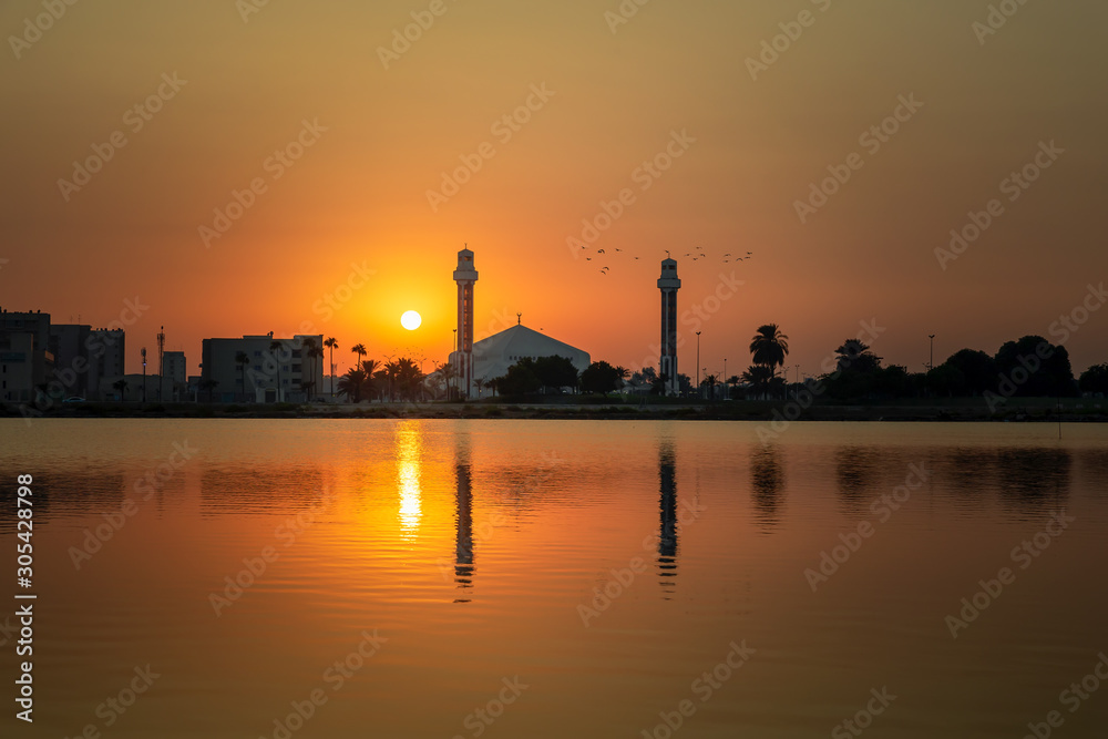 Beautiful sunset view in Khobar corniche Saudi Arabia. Beautiful sunset view in Khobar corniche Saudi Arabia.