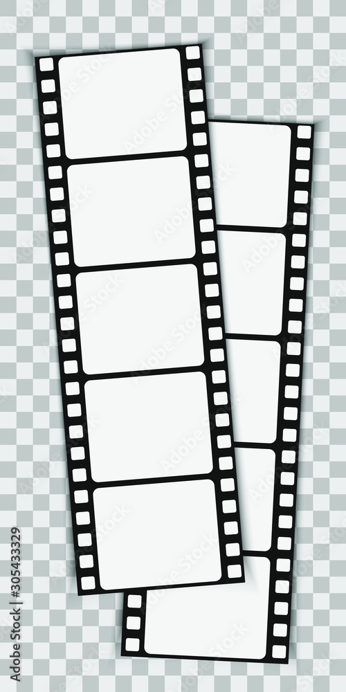 Cinema icon for concept design. Video camera simple icon. Cinema frame. Movie  film reel. Black ticket icon. Drink element. Vector photo booth icon. Stock  Vector