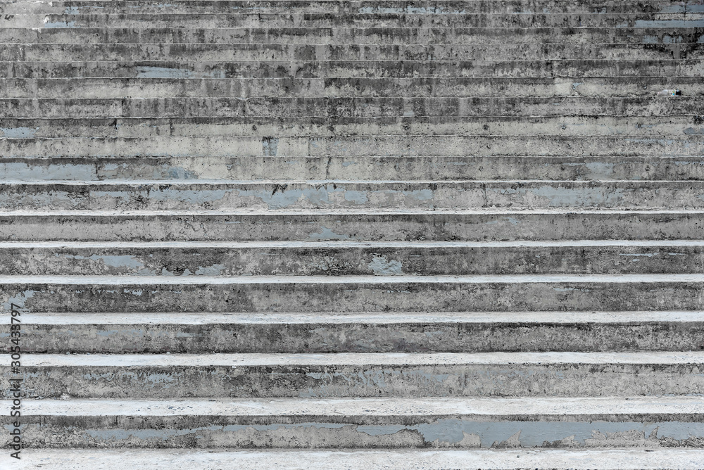 Fototapeta Stary betonowy schody dla abstrakcjonistycznego schodowego tła.