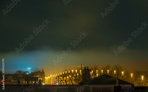 Bonner Brücke bei Nacht