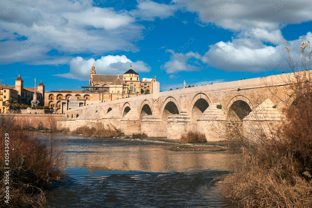 puente romano de la ciudad de Córdoba, España	