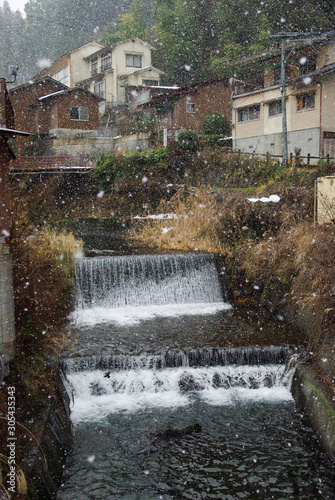 冬の湯平温泉 photo