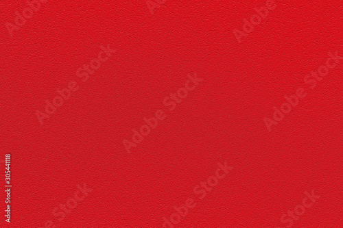 Fashionable flame scarlet pantone color of spring-summer 2020 season from New York fashion week. Texture of colored porous rubber. Modern luxury background or mock up with space for text