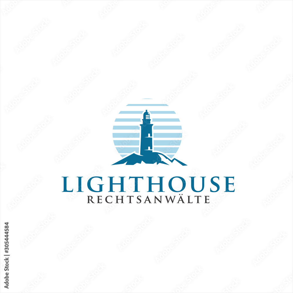 Light House Logo Design Vector Illustration Template Idea Light House Logo Design Vector Illustration Template Idea