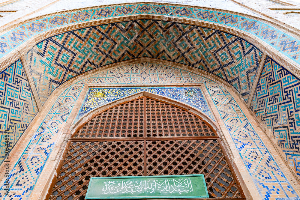 Istaravshan Madrasa Kok Gumbaz Mosque 49