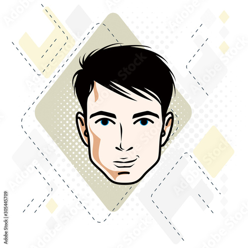 Vector illustration of hand...