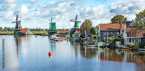 Volendam village in the Netherlands. A city with a national Dutch cultural life. photo