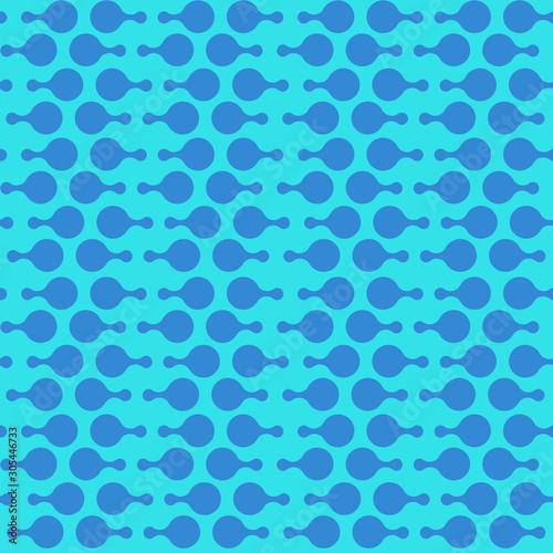 Abstract repeating drops. Vector spotty seamless pattern.