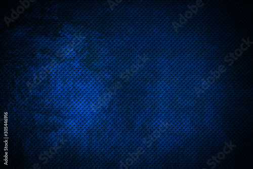 blue geometric pattern. metal background and texture.