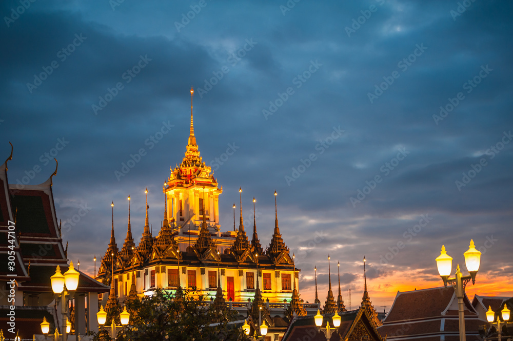 Wat Ratchanadda in bangkok thailand Wat Ratchanadda in bangkok thailand
