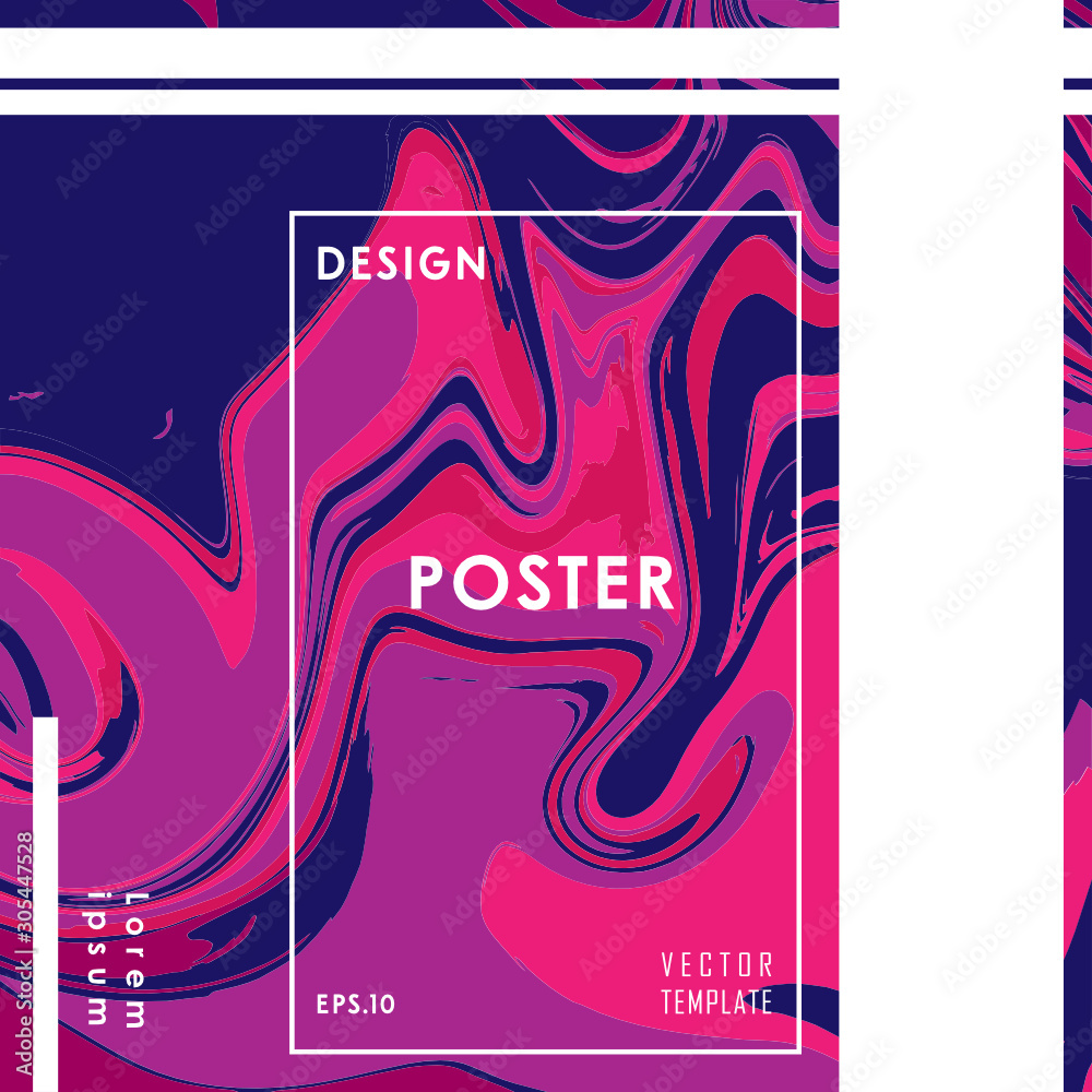 Fototapeta premium Poster Abstract Liquid