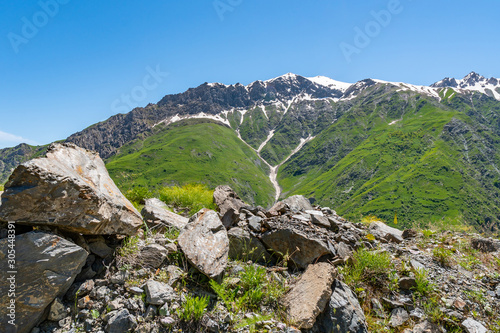Obraz na płótnie Qalai Khumb to Dushanbe Khoburobot Pass 08 w salonie