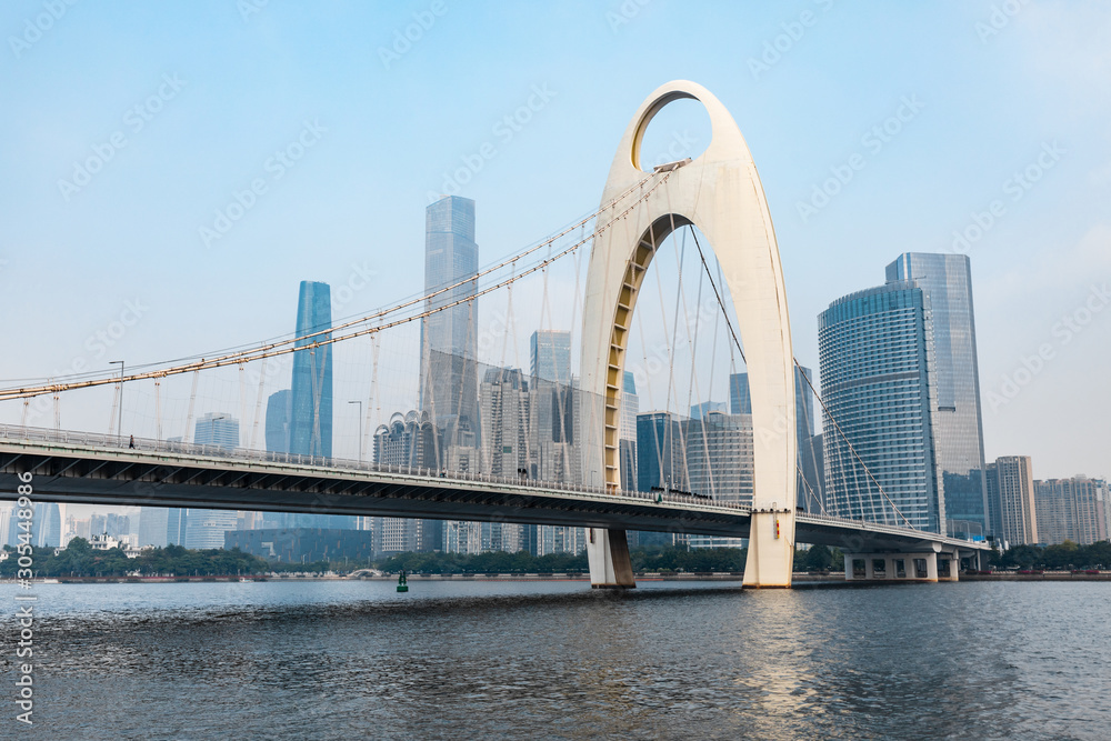 Fototapeta premium Landscape of Guangzhou city, China