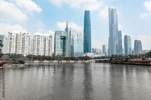 Landscape of Guangzhou city  China