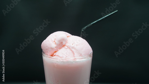 milkshake with whipped cream on top