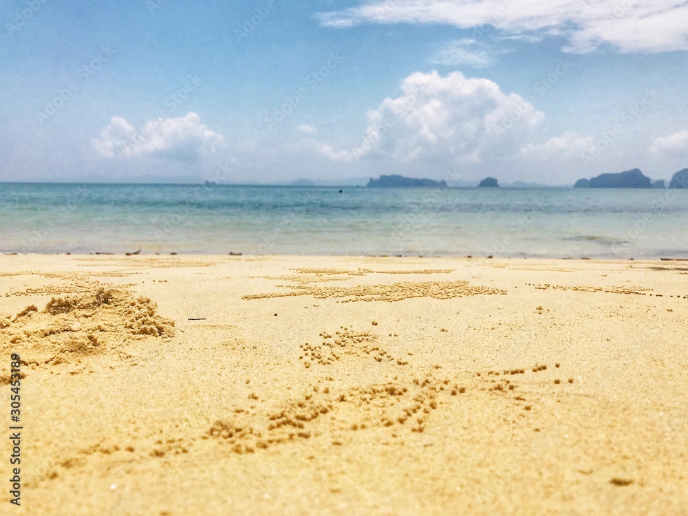 beach and sea