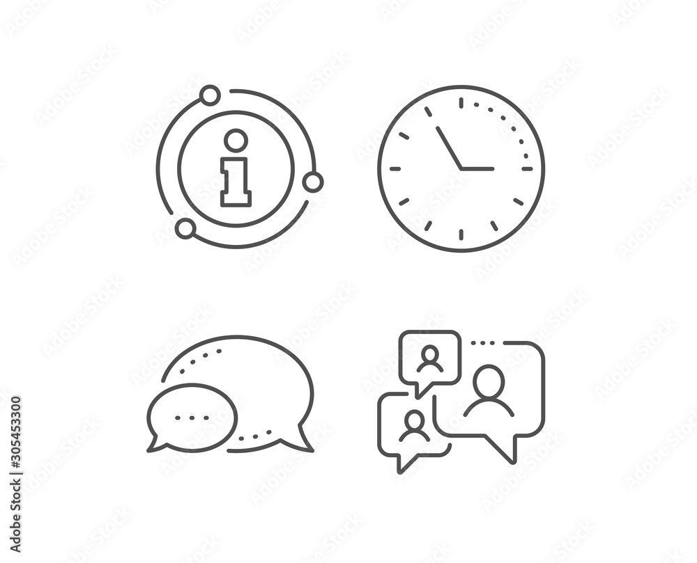 Support chat line icon. Chat bubble, info sign elements. Comments sign. Speech bubble message symbol. Linear support chat outline icon. Information bubble. Vector Support chat line icon. Chat bubble, info sign elements. Comments sign. Speech bubble message symbol. Linear support chat outline icon. Information bubble. Vector
