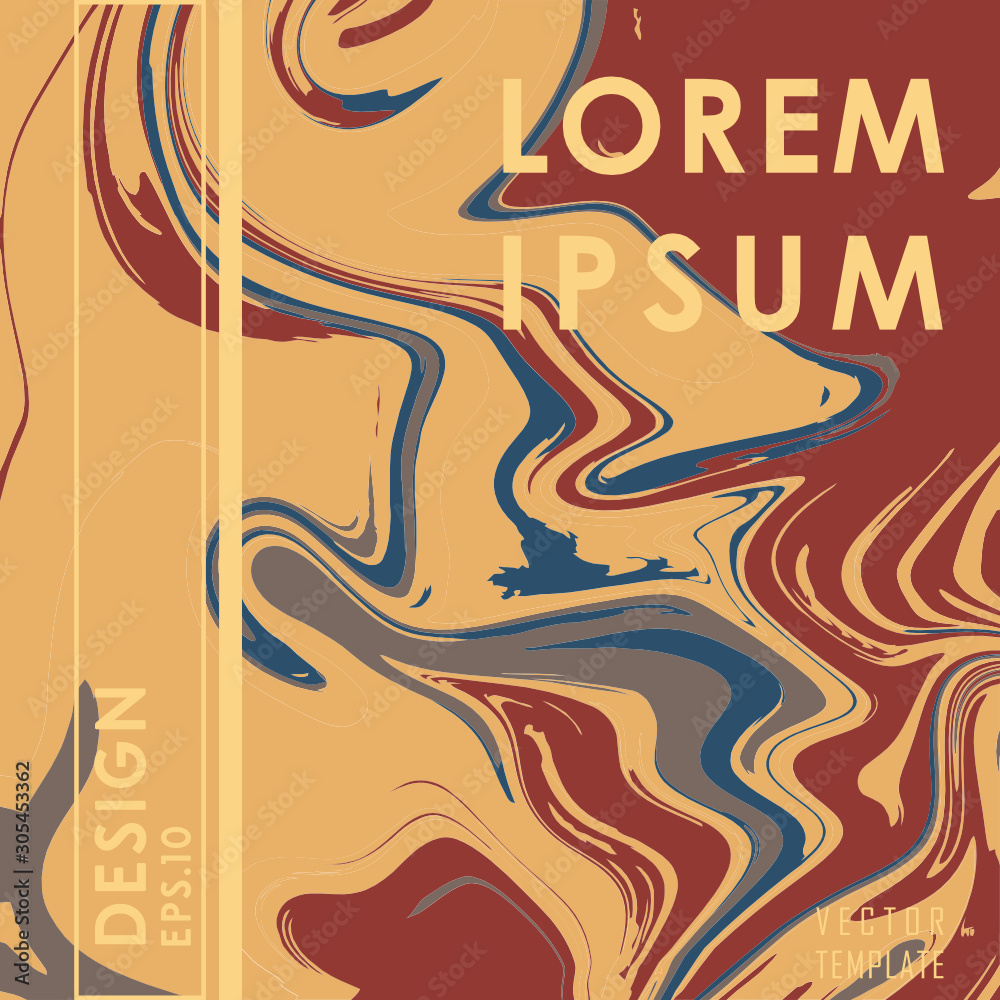Fototapeta premium Background Abstract Vintage Color Liquid