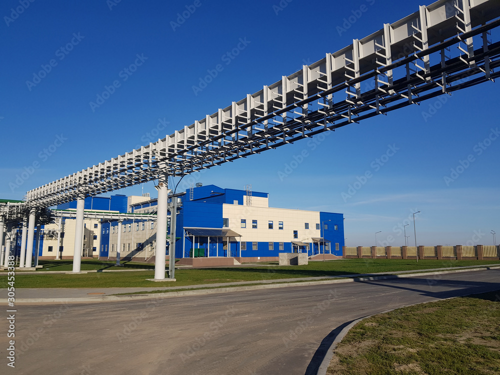 Mining and processing plant. Sylvinite mining. Petrikov District, Republic of Belarus.