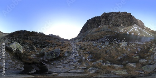 Tatra mountains Sunrise 360 Panorama