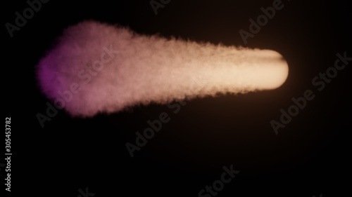 smoke simulation straight fade out