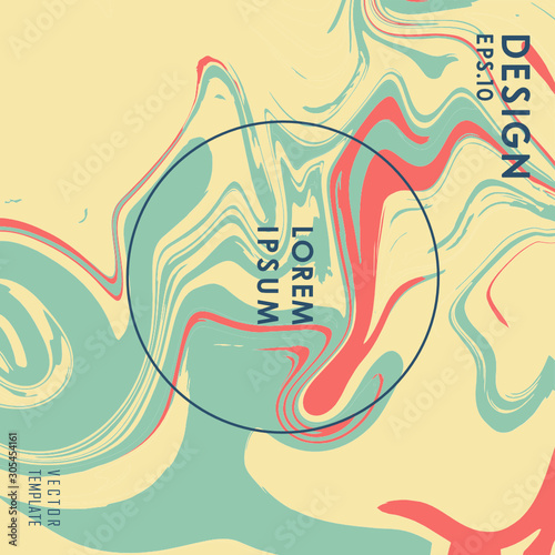 Background Abstract Vintage Color Liquid