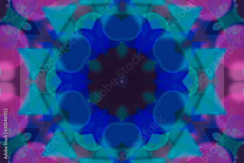Colorful Artistic dreamy style kaleidoscope texture abstract.