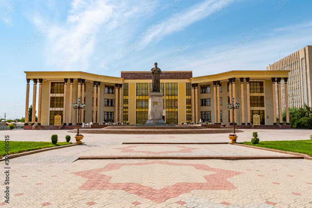 Khujand Rudaki Statue Cultural Palace Sugdiyon 29