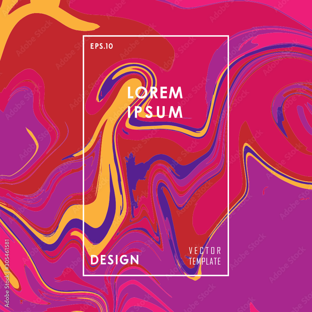 Fototapeta premium Abstract Liquid Background Full Color