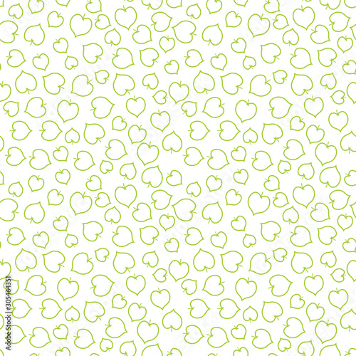 abstract geometric leaves pattern for natural background  simple minimalist graphic   retro decoration   summer fashion
