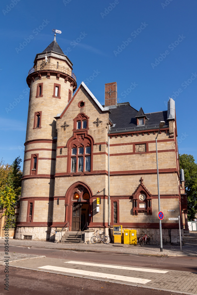 Alte Hauptpost in der Lutherstadt Wittenberg, Sachsen-Anhalt
