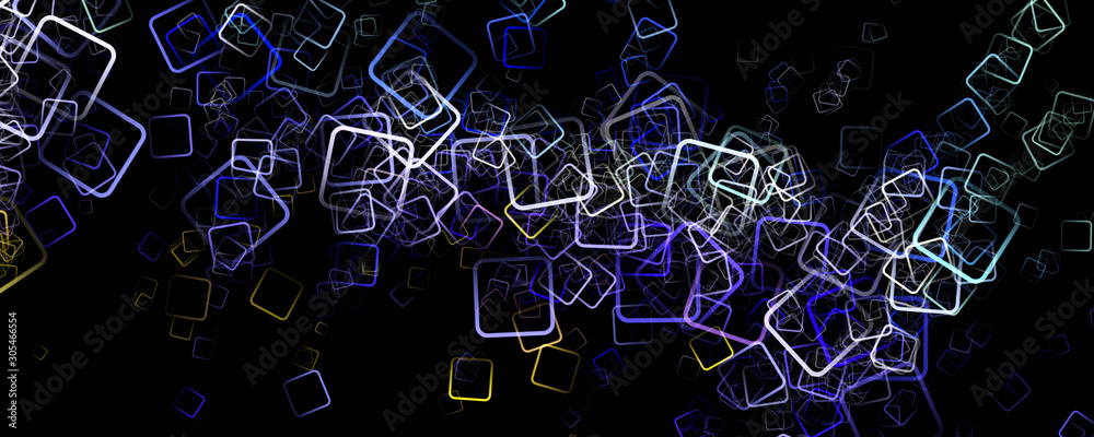 Fototapeta premium Abstract square panorama background design illustration